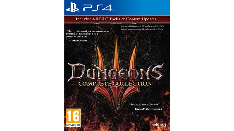 Cover Frontale Dungeons 3 - Complete Collection PlayStation PS4