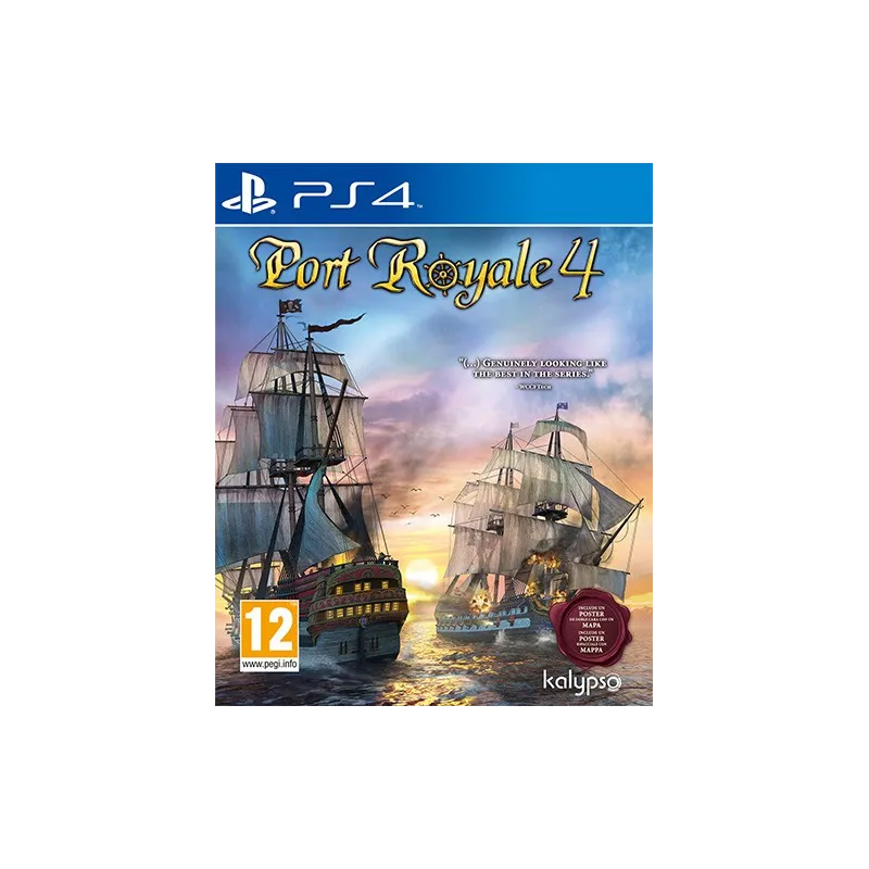 Cover Frontale Port Royale 4 PlayStation PS4