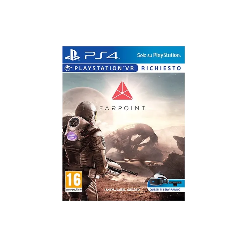 Cover Frontale Farpoint VR PlayStation PS4