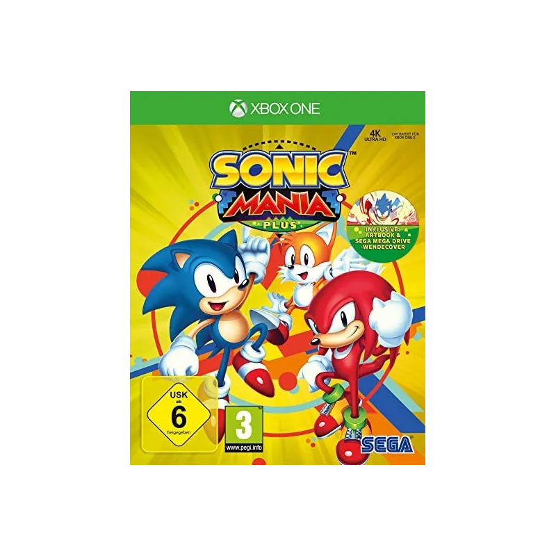 Cover Frontale Sonic Mania Plus Xbox Xbox One