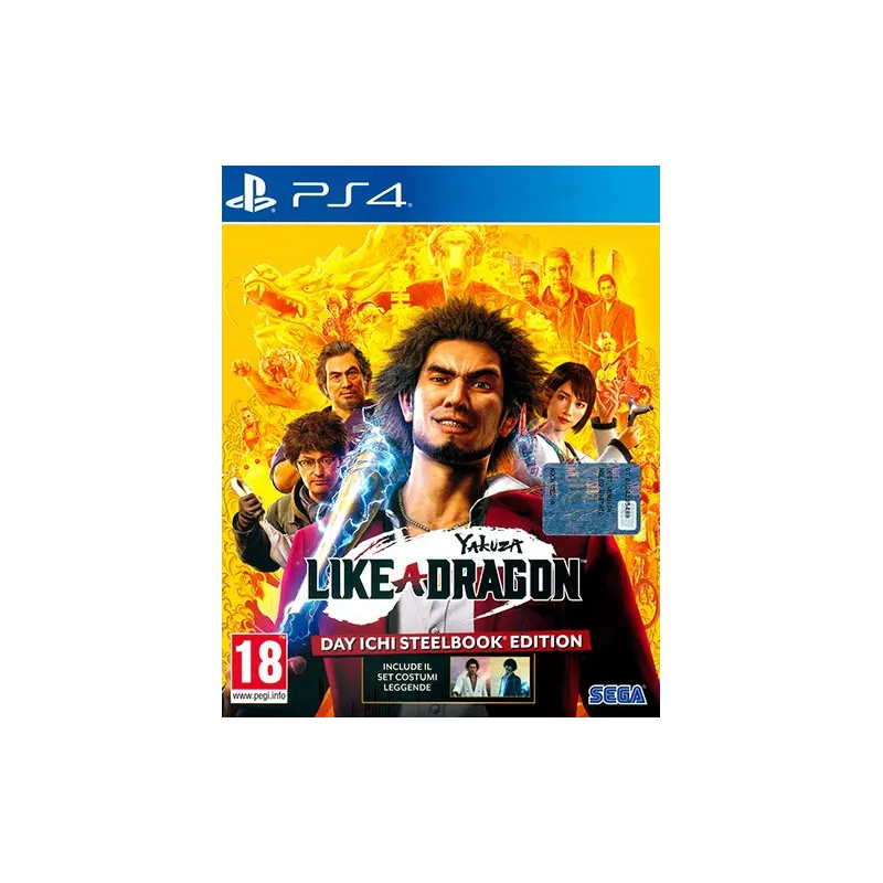 Cover Frontale Yakuza: Like a Dragon - Day Ichi Edition PlayStation PS4