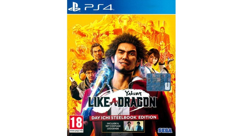 Cover Frontale Yakuza: Like a Dragon - Day Ichi Edition PlayStation PS4