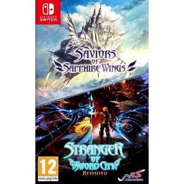 Cover Frontale Saviors Of Sapphire Wings + Stranger Of Sword City (Revisited) Nintendo Switch