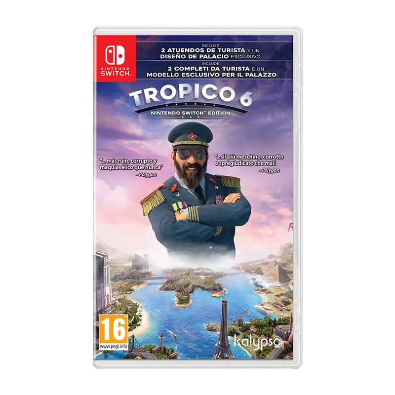 Cover Frontale Tropico 6 Nintendo Switch