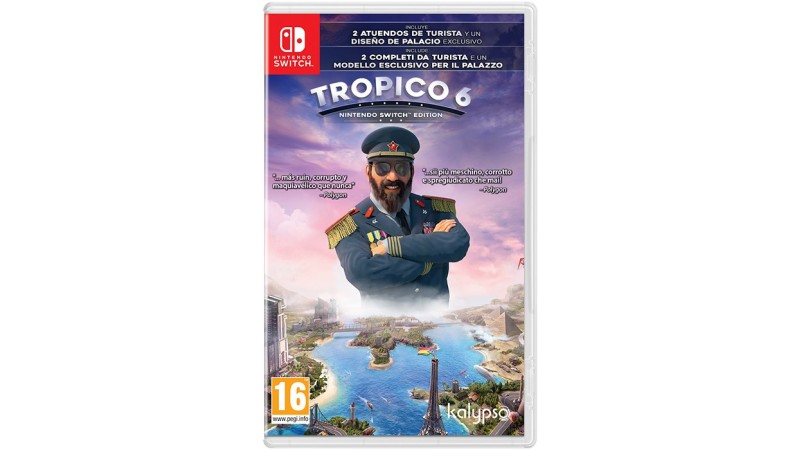 Cover Frontale Tropico 6 Nintendo Switch