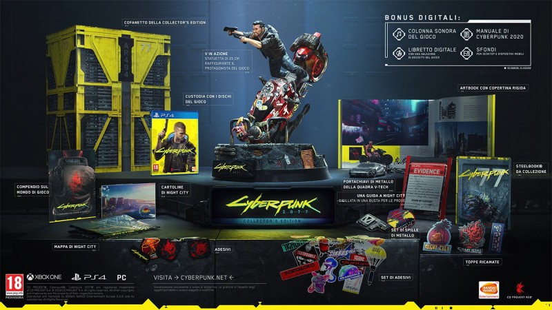 Cover Frontale Cyberpunk 2077 - Collector's Edition Xbox Xbox One