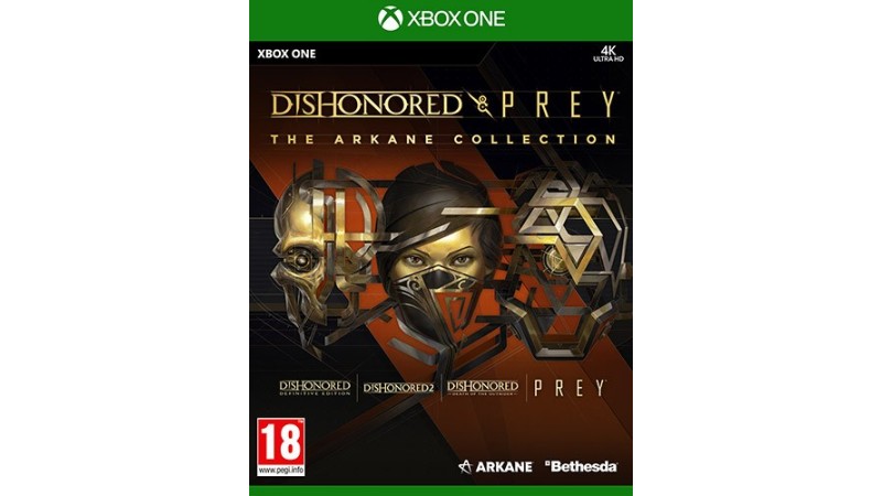 Cover Frontale Dishonored and Prey: The Arkane Collect. Xbox Xbox One