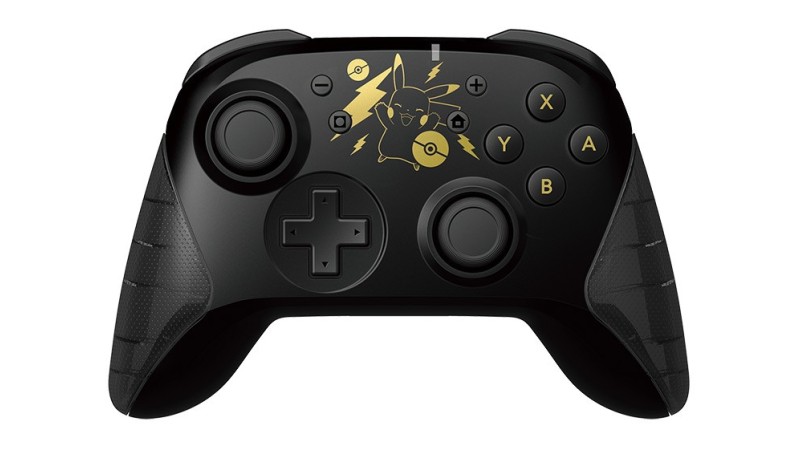 HORI Wireless Horipad Pikachu Black&Gold per Nintendo Switch realizzato da Game Outlet Euro