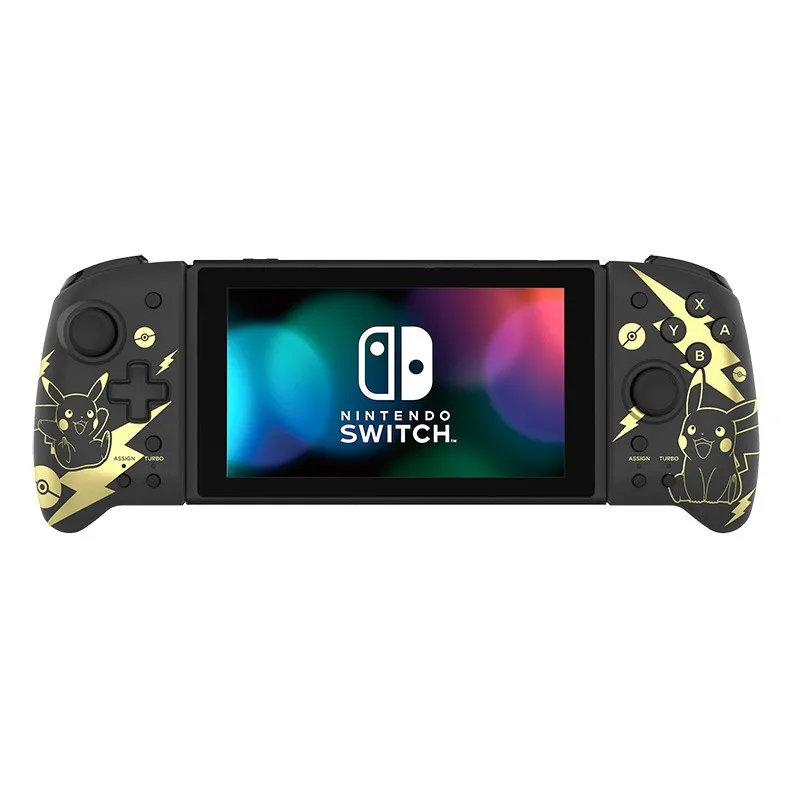 HORI Split Pad Pro Pikachu Black & Gold per Nintendo Switch realizzato da Turtlebeach