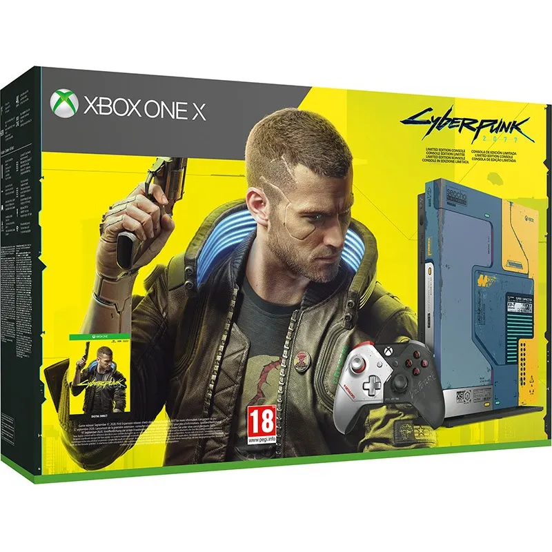 Console XBOX ONE X 1TB + Cyberpunk realizzata da Microsoft