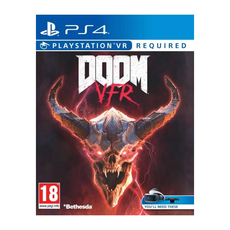 Cover Frontale Doom VFR PlayStation PS4