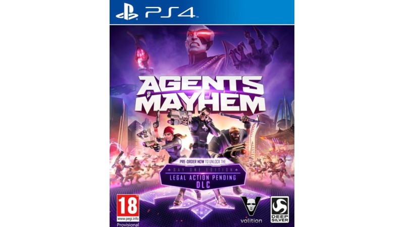 Cover Frontale Agents of Mayhem Day One Edition PlayStation PS4