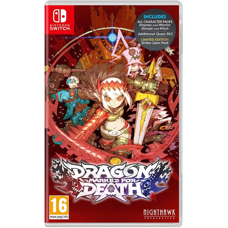 Cover Frontale Dragon Marked for Death Nintendo Switch