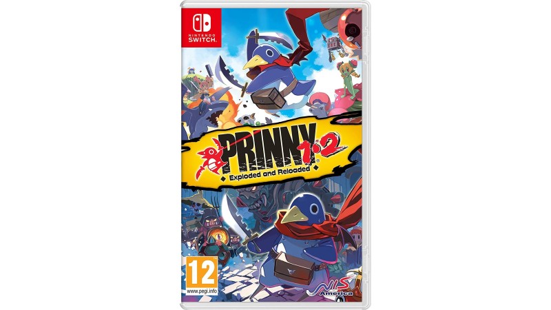 Cover Frontale Prinny 1-2: Exploded And Reloaded Nintendo Switch