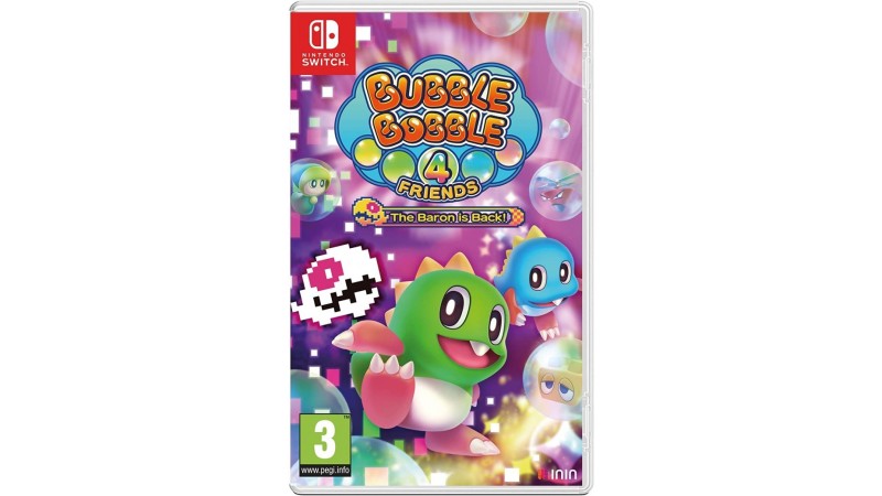 Cover Frontale Bubble Bobble 4 Friends - The Baron is back! Nintendo Switch