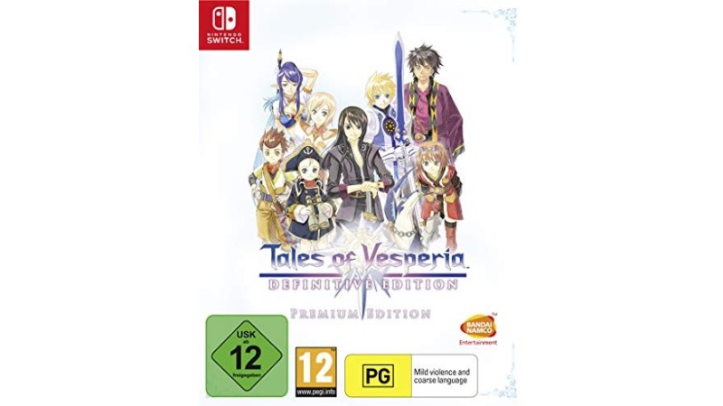 Cover Frontale Tales Of Vesperia: Definitive Edition Premium Nintendo Switch