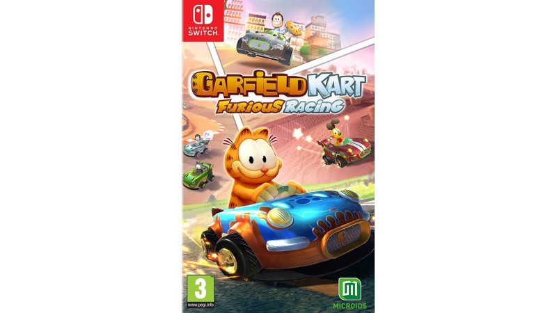 Cover Frontale Garfield Kart Nintendo Switch