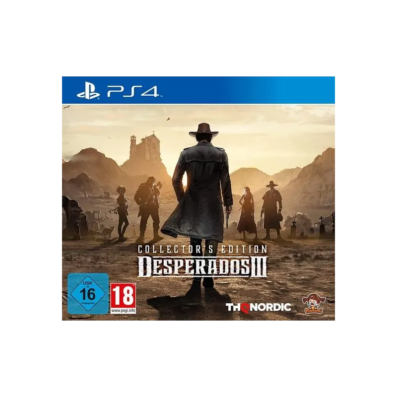 Cover Frontale Desperados III Collector's Edition PlayStation PS4