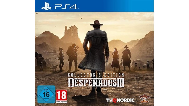 Cover Frontale Desperados III Collector's Edition PlayStation PS4