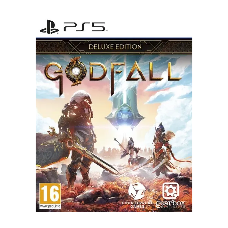 Cover Frontale Godfall - deluxe edition PlayStation PS5