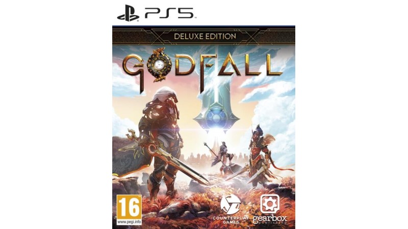 Cover Frontale Godfall - deluxe edition PlayStation PS5