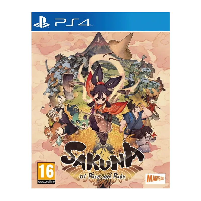 Cover Frontale Sakuna of rice and ruin PlayStation PS4