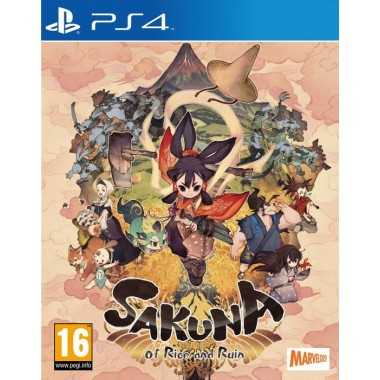 Cover Frontale Sakuna of rice and ruin PlayStation PS4