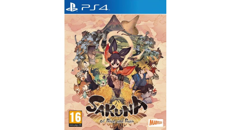 Cover Frontale Sakuna of rice and ruin PlayStation PS4