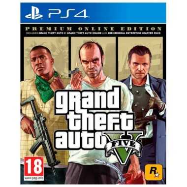 Cover Frontale GTA V - Premium Online Edition PlayStation PS4