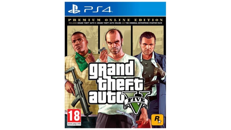 Cover Frontale GTA V - Premium Online Edition PlayStation PS4