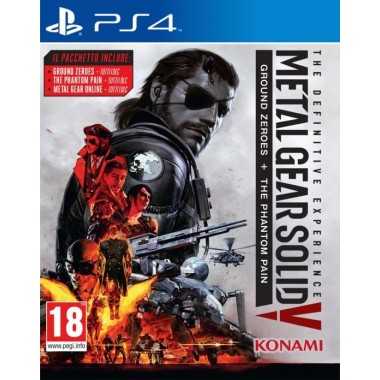 Cover Frontale Metal Gear Solid - Definetive Experience PlayStation PS4