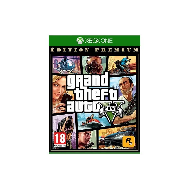 Cover Frontale Grand Theft Auto V - Edition Premium Xbox Xbox One