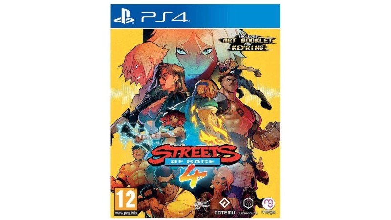 Cover Frontale Streets of rage 4 PlayStation PS4