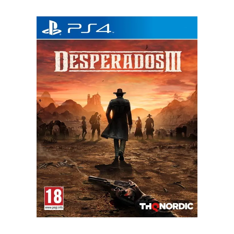 Cover Frontale Desperados III PlayStation PS4