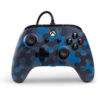 Xbox One & Windows 10 Stealth Blue Camo wired controller per Xbox Xbox One realizzato da Microsoft