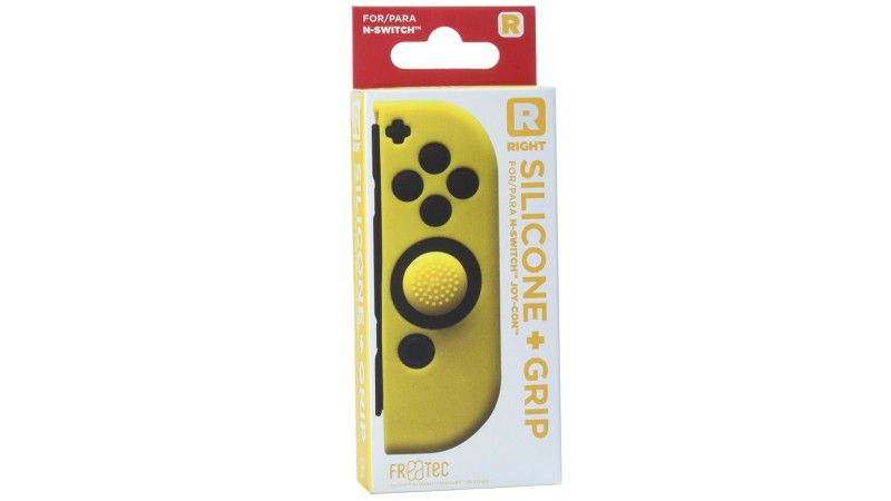 Silicone + Grip (R) Yellow per Nintendo Switch realizzato da Frtec