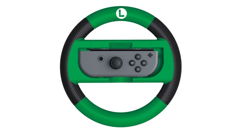 HORI Volante Deluxe Mario Kart 8 - Luigi per Nintendo Switch realizzato da X-Rocker