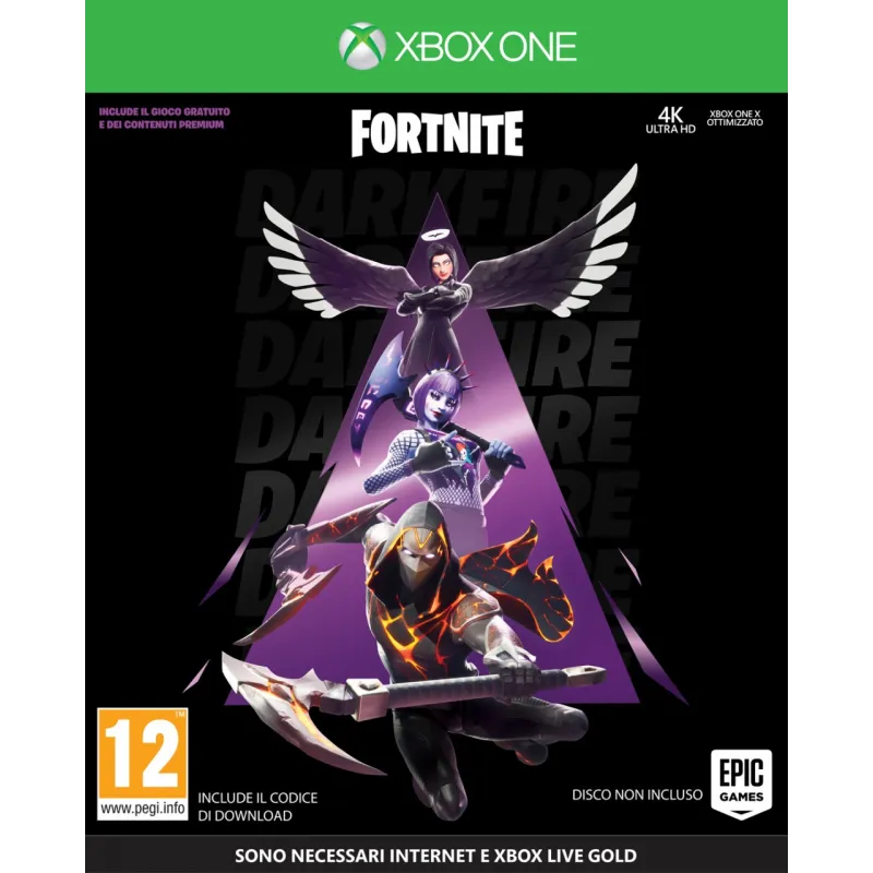 FORTNITE BUNDLE FUOCO OSCURO (CODICE DI ATTIVAZIONE)