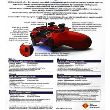 Sony Controller DS4 V2 Red per PlayStation PS4 realizzato da Microsoft