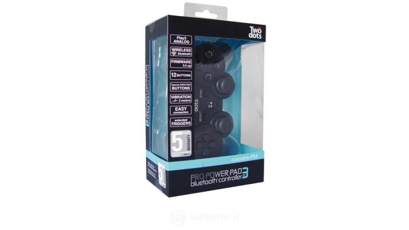 TWO DOTS Ctrl wrlss ProPower Bluetooth per PlayStation PS3 realizzato da Turtlebeach