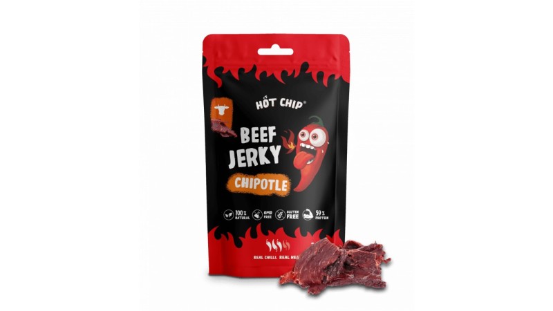 Hot Chip Beef Jerky Chilli Chipotle