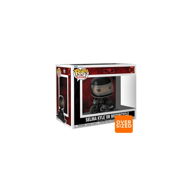 Funko Pop! Movies 281 Selina Kyle on motorcycle The Batman