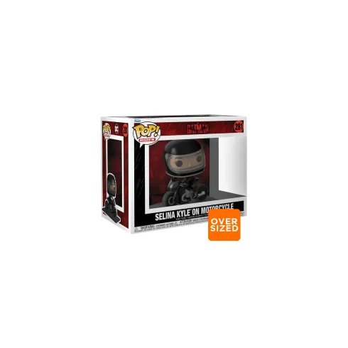 Funko Pop! Movies 281 Selina Kyle on motorcycle The Batman