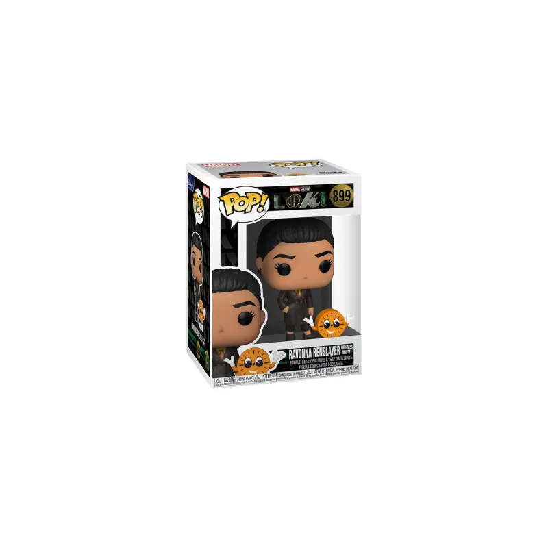 Funko Pop! Serie tv 899 Ravonna Renslayer whit Miss Minutes Loki