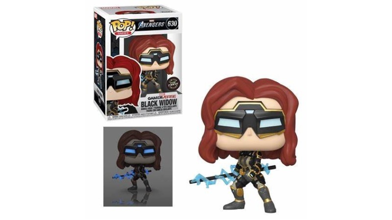 Funko Pop! games Glow Chase Limite edition 630 Black Widow Avengers