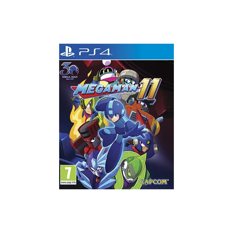 Cover Frontale Megaman 11 PlayStation PS4