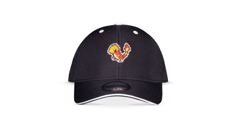 Difuzed Pokémon: Pixeled Charmander Snapback Cap Premium