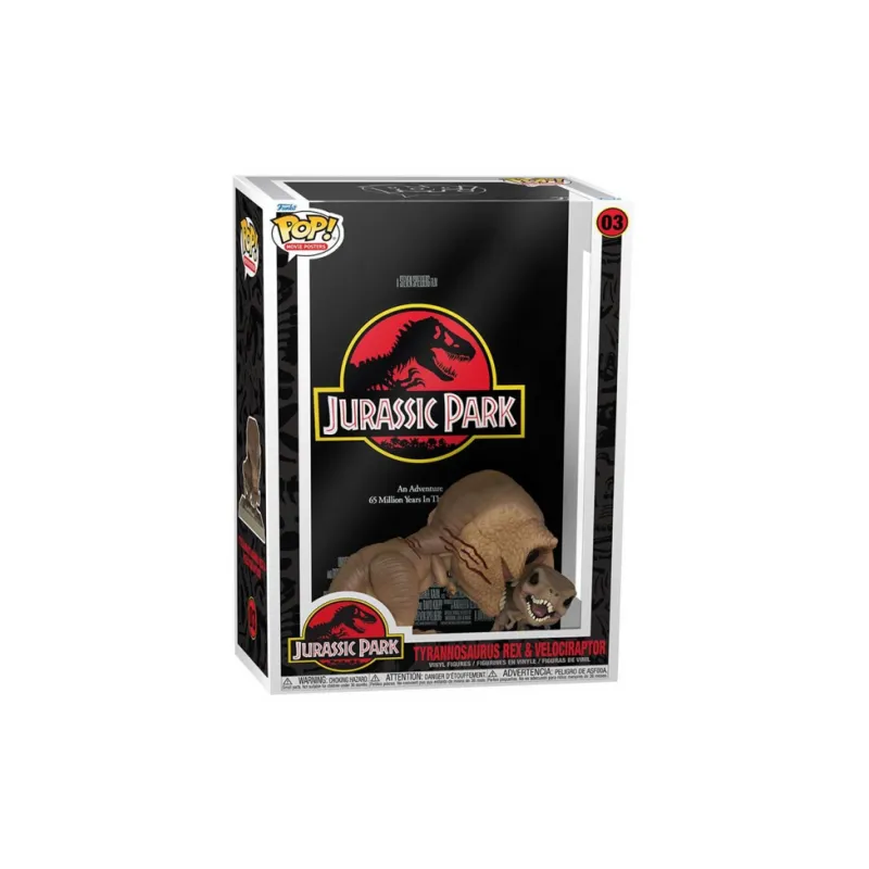 Funko Pop! Movies 03 Tyrannosaurus Rex & Velociraptor Jurassic Park