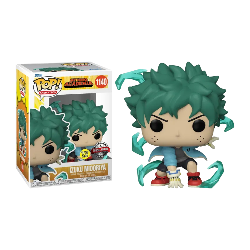 Funko Pop! Anime e Manga Glow in the Dark 1140 Izuku Midoriya My Hero Academia