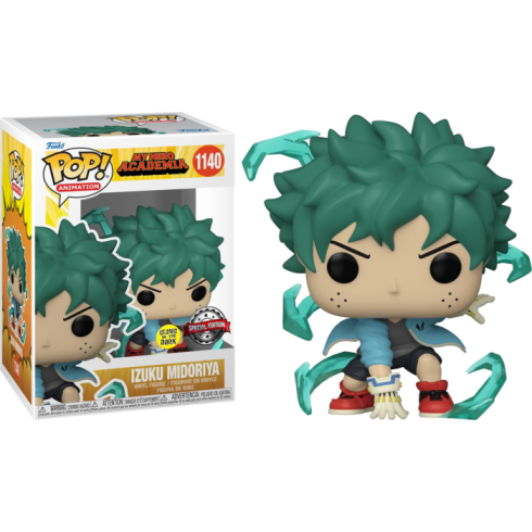 Funko Pop! Anime e Manga Glow in the Dark 1140 Izuku Midoriya My Hero Academia